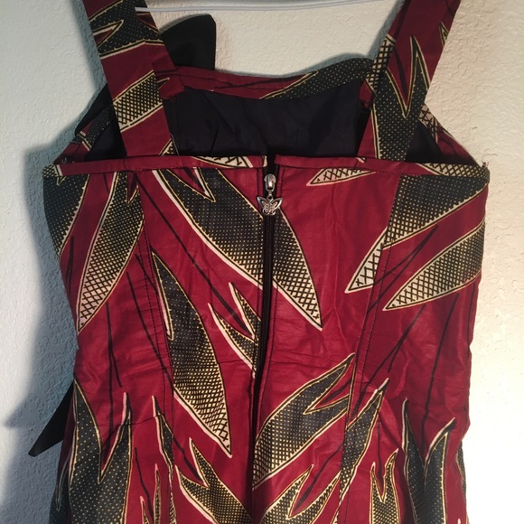 African wrapper Fabric Top - Picture 2 of 4